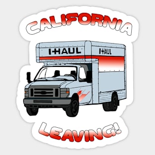 California Leaving!! Sticker